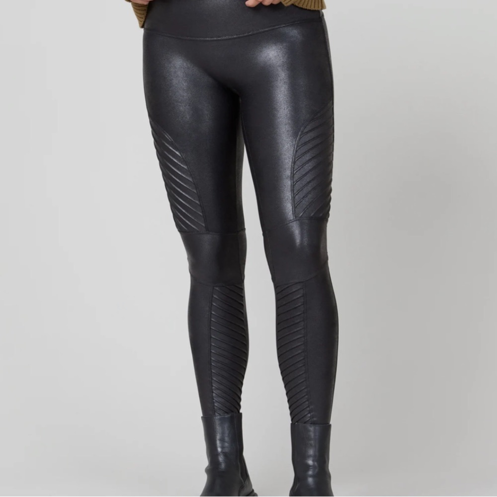 Faux Leather Moto Leggings